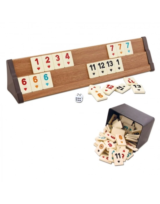 ® 1010464 VİP Ahşap Okey Takımı Açık Renk ,Star okey