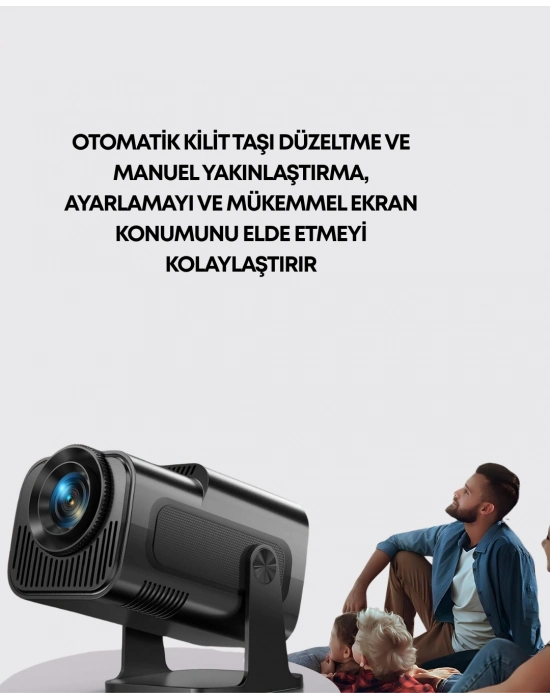 ® 1080P Full HD Çözünürlük ve 4K Destekli Projektör