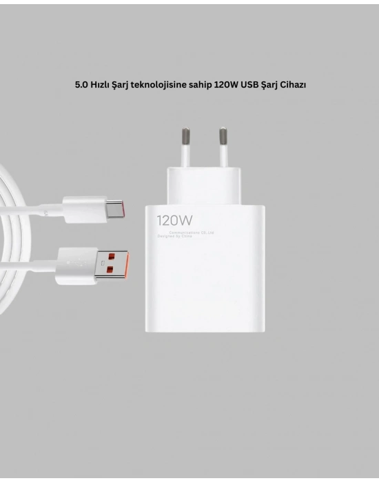 ® 120 Watt Hızlı Şarj Adaptörü Samsung S20 S21 S22 S23 Uyumlu