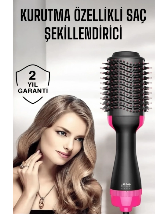 ® 1200 Watt Gücünde, Negatif İyon Teknolojili, 3 Isı Kademeli Fön Tarağı