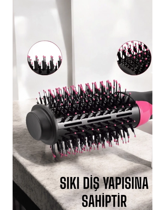 ® 1200 Watt Gücünde, Negatif İyon Teknolojili, 3 Isı Kademeli Fön Tarağı