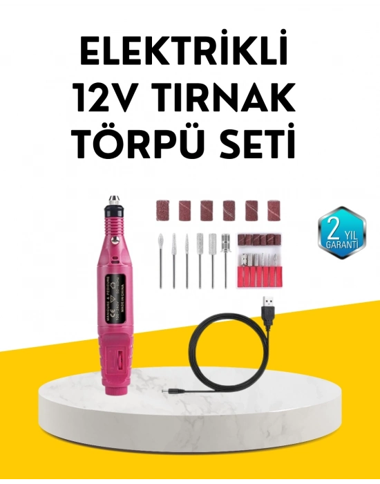 ® 12v Çok Fonksiyonlu Tırnak Bakım Cihazı