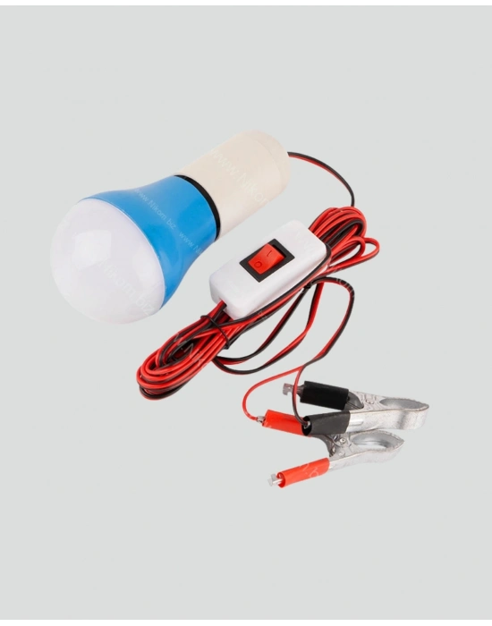 ® 12V LED Ampul Anahtarlı Kablolu Pratik Aydınlatma