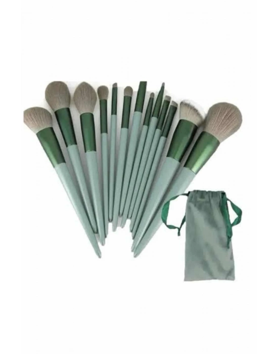 ® 13 Parça Makyaj Fırça Seti Far Kontür Aydnlatıcı Fırçası İz Bırakmaz Hafif ve Yumuşak