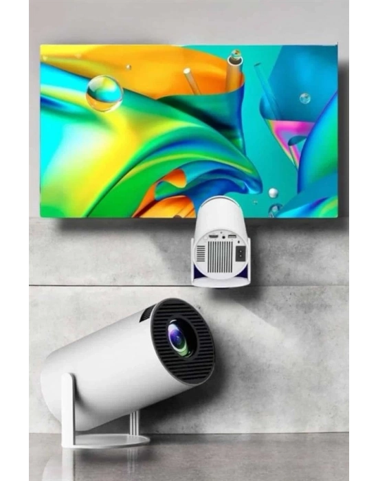 ® 130 İnç Geniş Ekran ve 4K Destekli Full HD Projeksiyon Cihazı