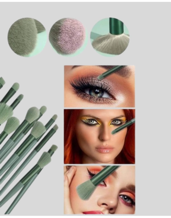 ® 13’lü Yumuşak Kıllı Makyaj Fırça Seti – Profesyonel Kalite, Hassas Ciltlere Uygun