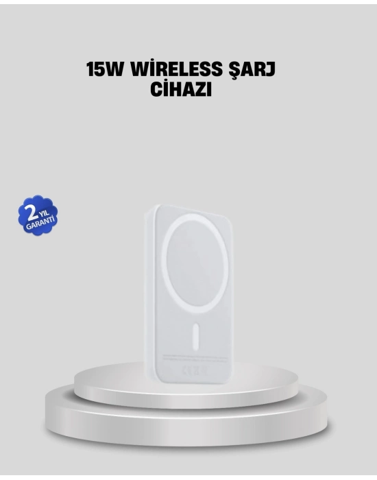 ® 15W Araç Telefon Tutucu Kablosuz Hızlı Şarj Özellikli