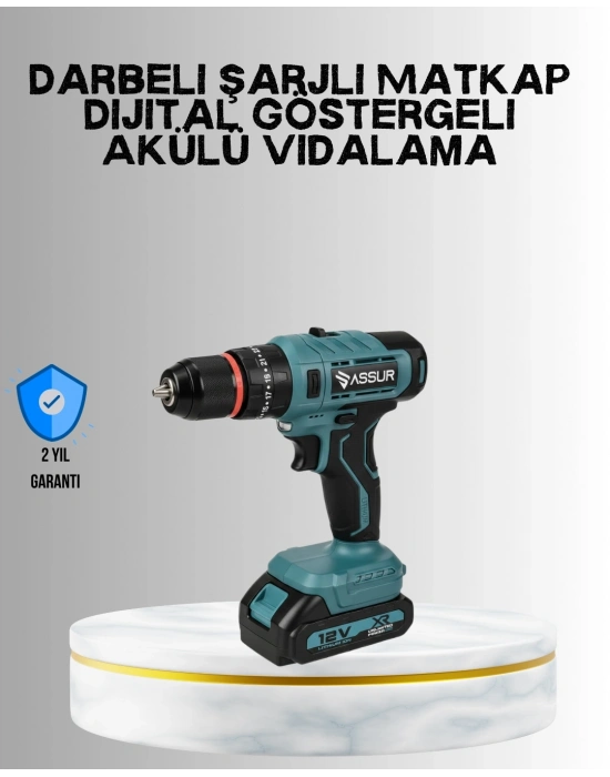 ® 18 Parça Profesyonel Şarjlı Matkap Vidalama