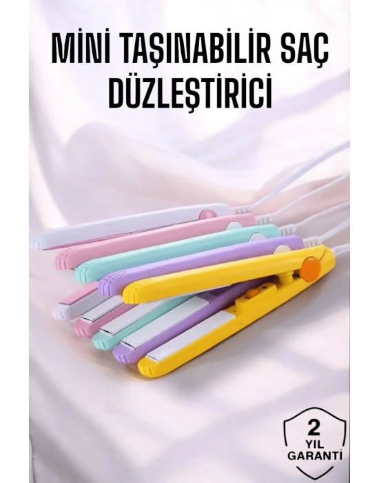 ® 180°C Isı ve Uzun Süre Kalıcı Düzlük Sağlayan Mini Saç Düzleştirici
