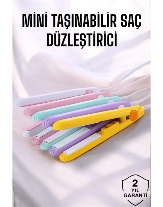 ® 180°C Isı ve Uzun Süre Kalıcı Düzlük Sağlayan Mini Saç Düzleştirici