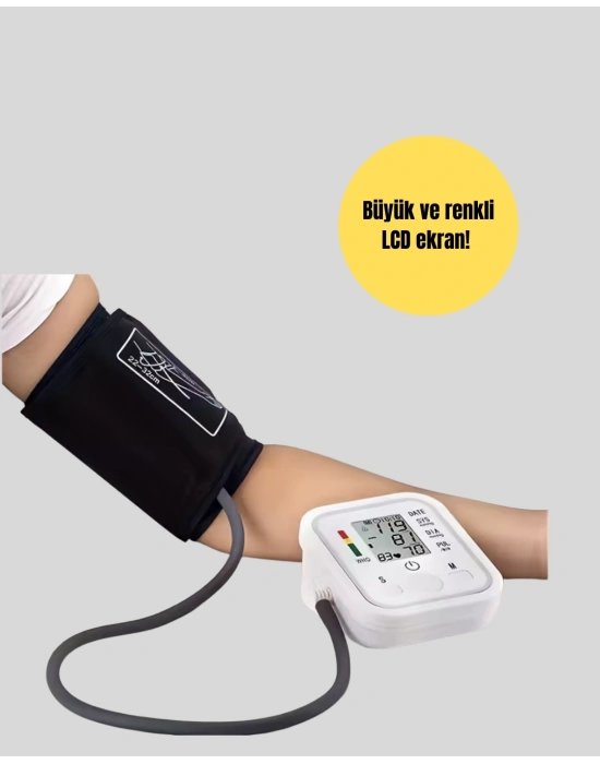 ® 2 Kullanıcı Hafızalı USB Uyumlu Tansiyon Ölçer