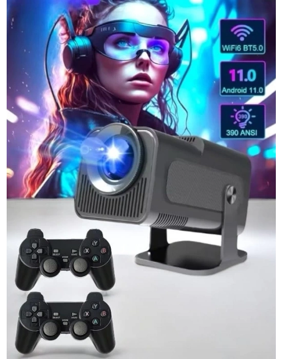 ® 2000+ Oyun ve Popüler Uygulama Destekli Çok Fonksiyonlu Projeksiyon