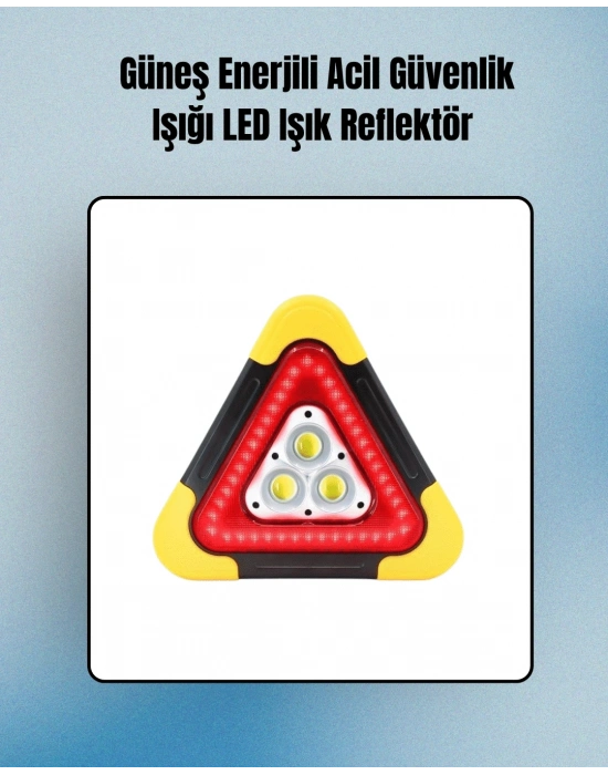 ® 2000mAh Kapasiteli Taşınabilir Üçgen Park Lambası