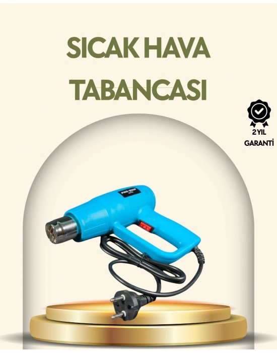 2000W Profesyonel 2 Kademeli Isı Tabancası Sıcak Hava Üfleme