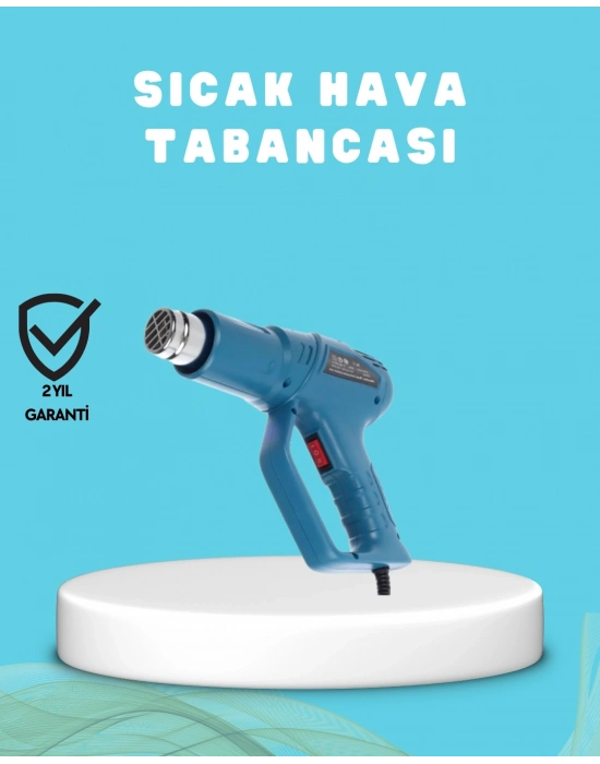 ® 2000W Sıcak Hava Üfleme Tabancası Seramik Rezistanslı Profesyonel