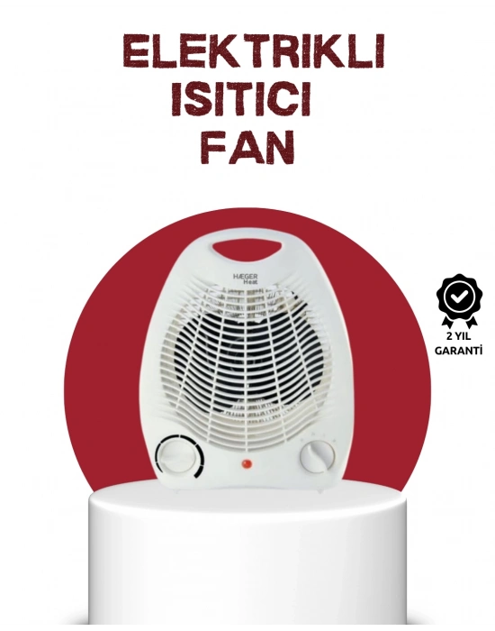 ® 2000W Taşınabilir Elektrikli Fanlı Isıtıcı – Hızlı Isınma, Kompakt Boy