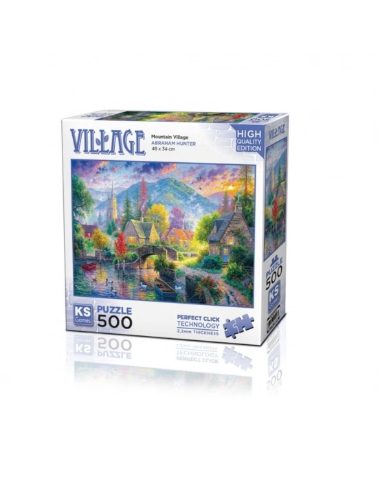 ®   20046 Mountain Village 500 Parça Puzzle -KS