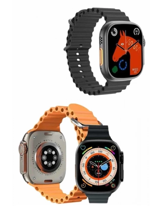 ® 2025 Model Akıllı Saat Çift Kordon Ios Ve Android Arama Cevaplama Sesli Asistan