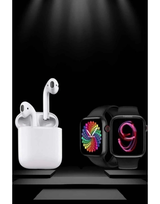 ® 2025 Model Akıllı Saat ve 2.Nesil TWS Bluetooth Kulaklık ANC Özelliği Amoled Ekran