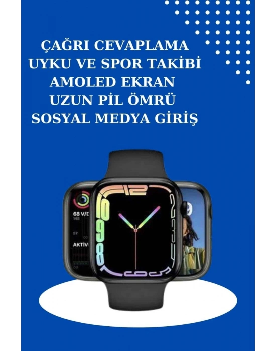 ® 2025 Model Akıllı Saat ve 2.Nesil TWS Bluetooth Kulaklık ANC Özelliği Amoled Ekran