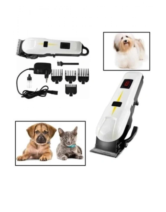 ® 2025 Model Şarjlı Dijital Saç Sakal Tıraş Makinesi Islak Kuru Kullanıma Uygun