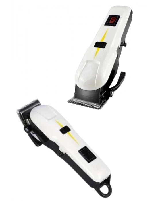 ® 2025 Model Şarjlı Dijital Saç Sakal Tıraş Makinesi Islak Kuru Kullanıma Uygun