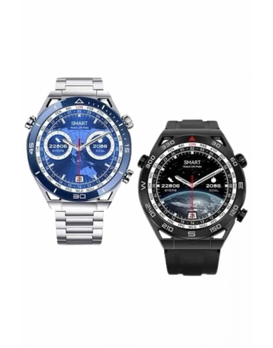 ® 2025 Model Yuvarlak Ekran Android ve İOS Uyumlu GPS Takibi Yapabilen Akıllı Saat