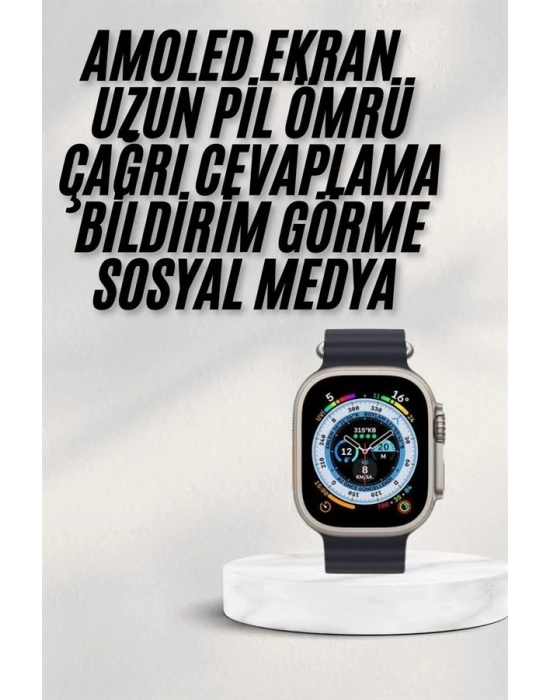 ® 2025 Yeni Model Akıllı Saat Android ve İOS Uyumlu Çağrı Cevaplama