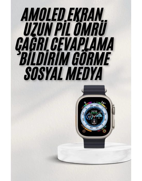 ® 2025 Yeni Model Akıllı Saat Android ve İOS Uyumlu Çağrı Cevaplama