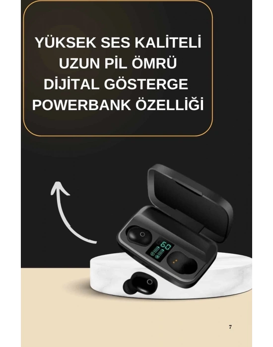 ® 2025 Yeni Model Bluetooth Kulaklık Stereo TWS Kulaklık 5.0 Bluetooth Yüksek Ses Kaliteli