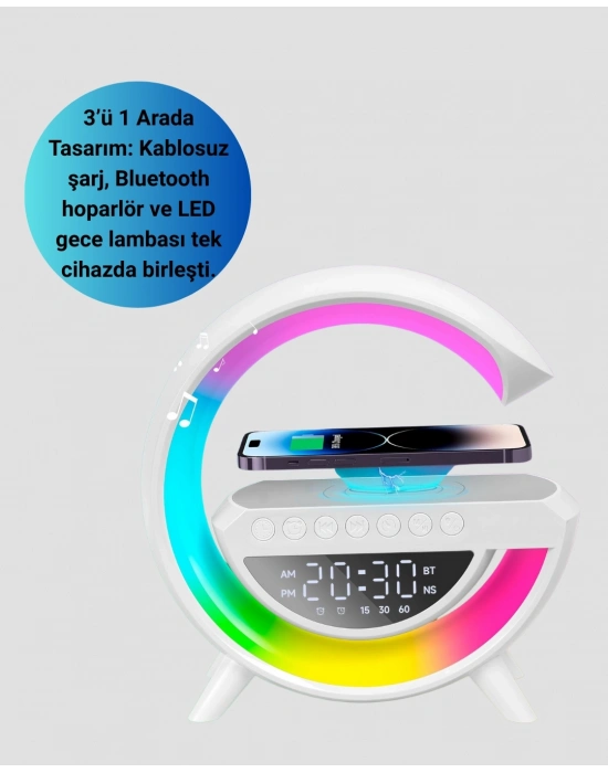 ® 2025 Yeni Seri 15W Kablosuz Şarjlı LED Atmosfer Lambası
