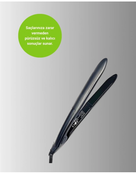 ® 2025 Yeni Seri Dijital Ekranlı Isı Ayarlı Saç Düzleştirici Titanyum Kaplama A Kalite