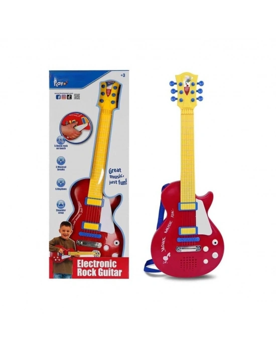 ® 2045831 GİTAR ELEKTRONİK TUŞLU TELLİ ASKILI KRMZ