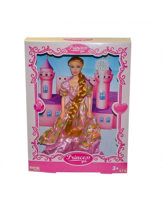 ® 204Uzun  Örgülü Saçlı Prıncess Bebek