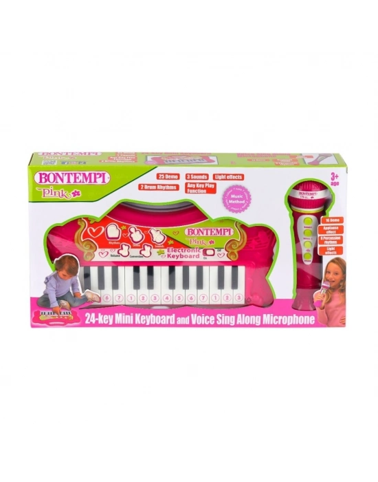 ® 2172 Elektronik Mikrofonlu Işıklı Org 24 Tuş -