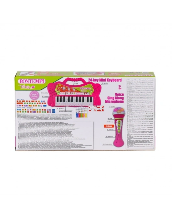 ® 2172 Elektronik Mikrofonlu Işıklı Org 24 Tuş -