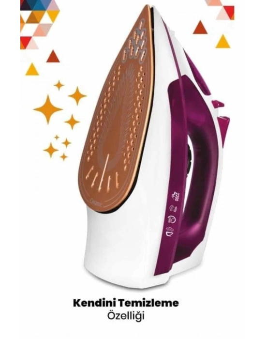 ® 2200W Seramik Kaplama Estetik Tasarımı 360 Derece Dönebilir Kablosu