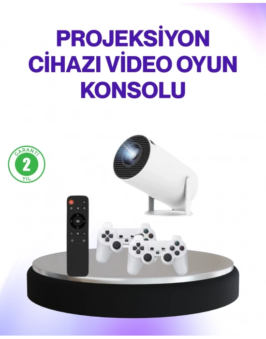 ® 2.4G Kablosuz Destekli Oyun ve Film Projeksiyonu Ev Kullanımı İçin