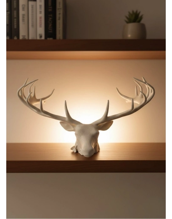 ® 25 cm Estetik Geyik Figürü Şık Ev Ofis Dekorasyonu