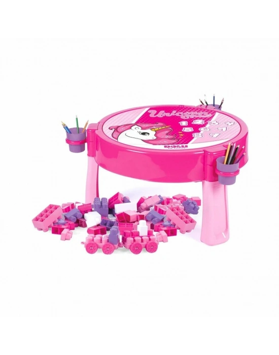 ® 2572 UNICORN 100 PCS BLOKLU AKTIVITE MASASI MONTAJ