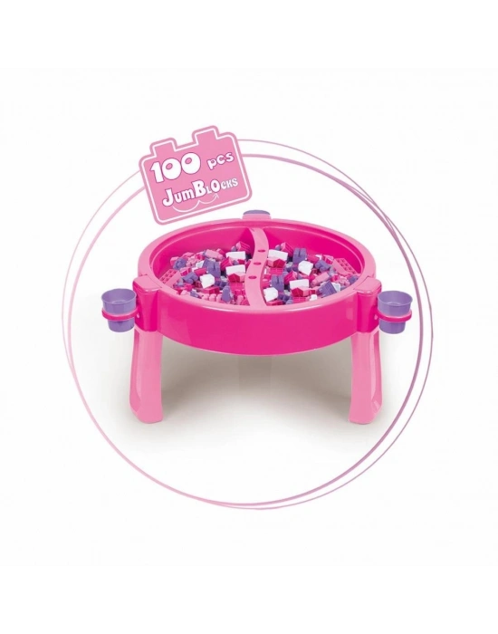 ® 2572 UNICORN 100 PCS BLOKLU AKTIVITE MASASI MONTAJ