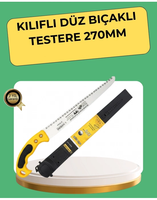 ® 270 mm Düz Bıçaklı Bahçe Budama Testeresi Kılıflı