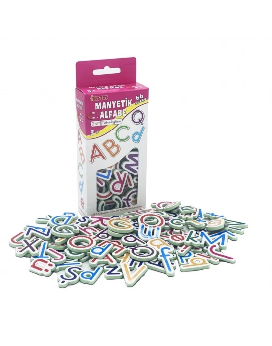 ® 2866 MANYETİK TÜRKÇE-İNGİLİZCE  ALFABE
