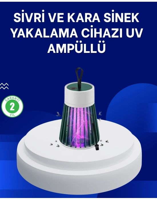 ® 2’si 1 Arada LED Işıklı Elektrikli Böcek Öldürücü