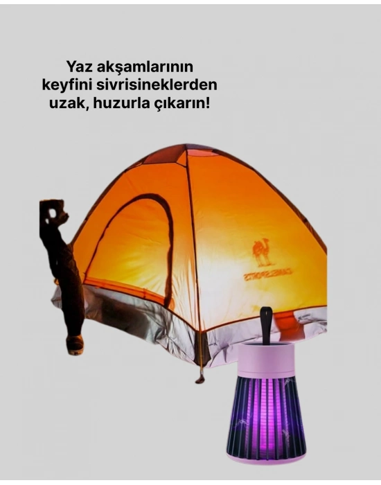 ® 2’si 1 Arada LED Işıklı Elektrikli Böcek Öldürücü