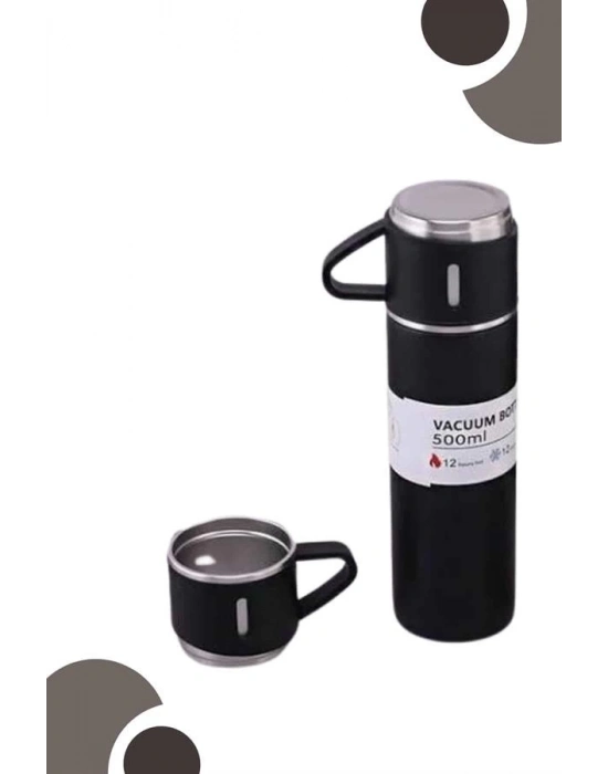 ® 3 Bardaklı Termos Seti Anneler Gününe Özel Hediye Taşınabilir Sızdırmaz Isı Koruyucu