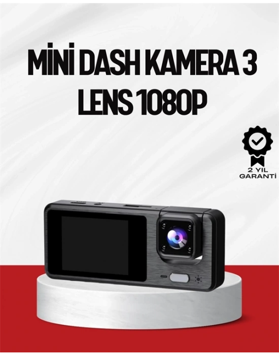 ® 3 Kameralı DVR Araç Kamerası – Tam Güvenlik, Tam Kapsama