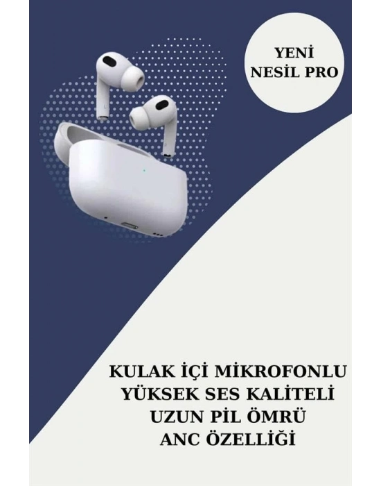 ® 3 Kordonlu Pembe Amoled Ekran Akıllı Saat ve Yeni Nesil Pro Kablosuz Bluetooth Kulaklık ANC/ENC