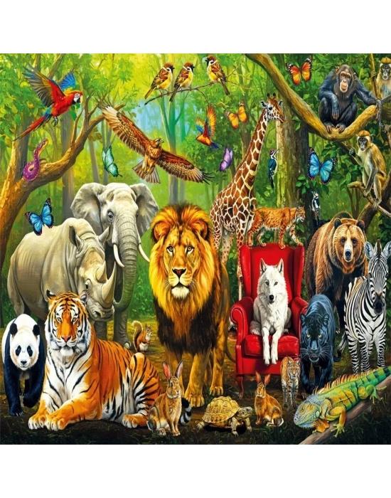 ® 31504 FOREST ANIMALS 100 PARÇA PUZZLE