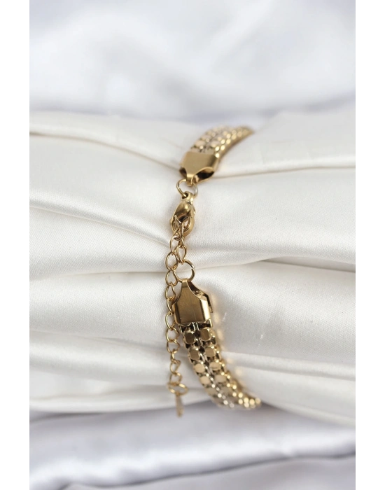 ® 316L Çelik Gold Renk Kadın Bileklik